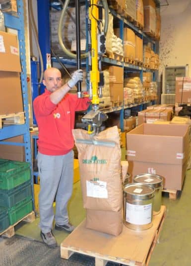 Sacos y Bolsas – Manipuladores con toma mecánica Manipuladores con toma mecánica