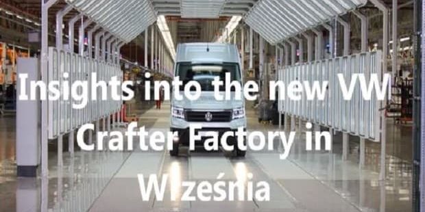VW Crafter van assembly with pneumatica manipulators INDEVA