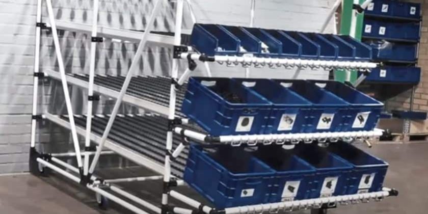 Cajas inclinadas para una óptima recolección