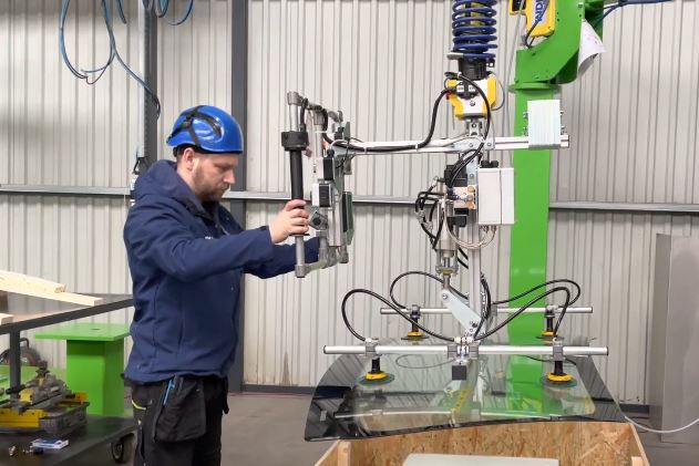 handling vehicle glass parts